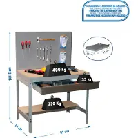 Simonwork (bancos De Trabajo) Établi Bt2 Box 1445x910x610 Mm