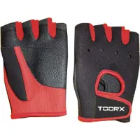Toorx Fitness Gants de fitness - Cuir - Rouge - Taille: L