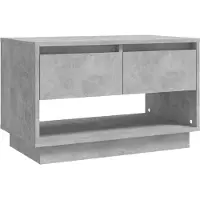 Syfax Meuble TV gris béton 70x41x44 cm bois d'ingénierie