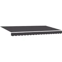 Syfax Auvent Rétractable Anthracite 400 x 200 cm