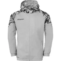 Uhlsport Goal 25 Evo Woven Veste à capuche Homme gris foncé mélangé/noir L