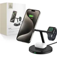 Tech-Protect wireless charger A35 3in1 Magnetic MagSafe QI15W, black