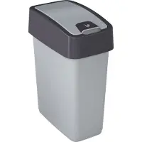 Keeeper poubelle "magne", 10 litres, argent / gris