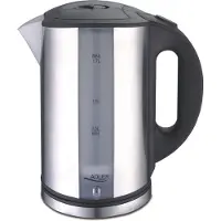 Adler Bouilloire électrique AD 1216 1,7 L Noir/Argent 2200 W