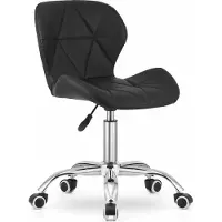 Leobert Chaise - - Avola - Noir - 53,5 X 55,5 X 73,5-84,5 Cm