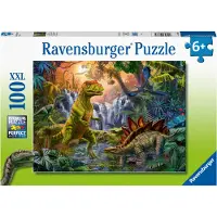 Ravensburger Puzzle 100 p XXL - L'oasis des dinosaures