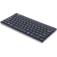 R-Go Tools Clavier ergonomique R-Go Compact Break, clavier compact avec logiciel de pause, QWERTY (US), Bluetooth, noir