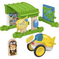Fisher-Price Wonder Werker Hangar à avions, jeu de construction, jouet de construction