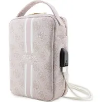 GUESS Torba Guhbp4Rpsp Organizerróżowy/Pink 4G Printed Stripes