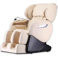 HOME DELUXE - Fauteuil de massage SUENO Beige - avec accessoires complets I Fauteuil de massage Fauteuil relax avec fonction chauffante