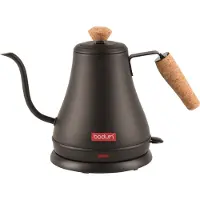 Bodum Bouilloire sans fil 0.8l 1800w noir mat - - 11883-259EURO - gooseneck