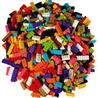 LEGO Briques Coloré 1 kilo NOUVEAU ! Quantité 700 briques - Chaque mélange est composé individuellement