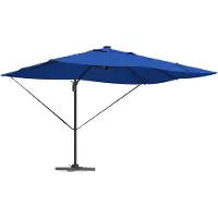 Syfax Parasol 352 x 251 x 265 cm Polyester et Aluminium Azur