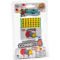 World's Smallest Le plus petit jeu de soci t Connect 4 au monde pour les 6 ans et plus Miniature multicolore