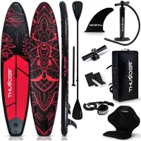 Thunder Moth Stand Up Paddle Board 320 x 75 x 15 cm Rouge Noir 150 kg