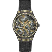 GUESS Montre Femme - - W0844L1 - Quartz - Alphanumérique - Noir