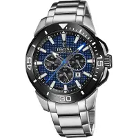 Festina acier inoxydable hommes montre bracelet argent sport D2UF20641/2