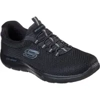 SKECHERS Slip on 'Summits' gris / noir