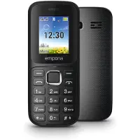 Emporia emporia313, monobloc, double SIM, 4,5 cm (1,77 pouces), 0,08 Mpx, 800 mAh, noir