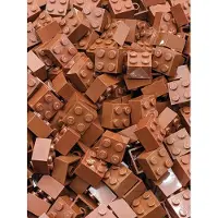 LEGO Briques 2x2 Marron Rouge - 3003 NOUVEAU Quantité 50x