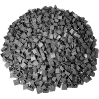 LEGO 2x2 Tuiles Gris foncé pour toit - 3039 NOUVEAU Quantité 25x