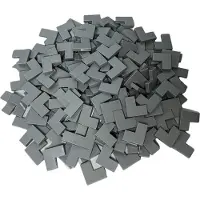 LEGO 2x2 Carreaux Carreaux d'angle Gris clair - 14719 NOUVEAU Quantité 100x