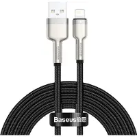 Baseus Câble USB vers Lightning Cafule, 2.4A, 2M (Noir)