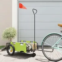 Prolenta Remorque de vélo exclusive – Tissu Oxford vert, structure en fer