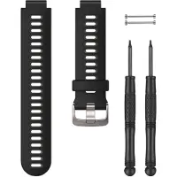 Garmin - Bracelet de rechange/échangeable - Bracelet de rechange noir-gris en silicone - 010-11251-0K