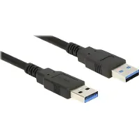 DeLOCK - Câble USB - USB type A (M) pour USB type A (M) - USB 3.0 - 50 cm - noir