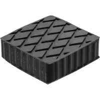 Bgs Support en caoutchouc pour ponts élévateurs 116,5 x 116,5 x 36,5 mm - 7037