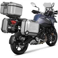 Shad 4p System Qjmotor Srt Side Cases Fitting Argenté