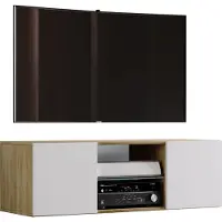 VCM Meubles Meuble Télévision | Planche murale | Suspension bas | Dimensions H. 40 x W. 95 x D. 36 cm | Armoire murale - Jusa