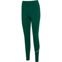Hummel Pantalon de sport 'Court' vert foncé / blanc