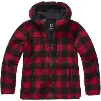 Brandit Veste mi-saison rouge foncé / noir