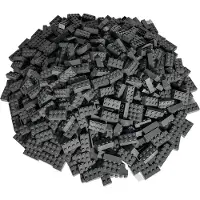 LEGO Briques 2x4 Gris foncé - 3001 NOUVEAU ! Quantité 250x