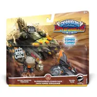 Skylanders Superchargers Dual Pack Hurricane Shark Shooter Terrafin And Shark Tank Figure Doré