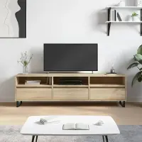 Prolenta Maison Exclusive - Meuble TV Chêne Sonoma 150x30x44,5 cm Matériau dérivé du bois
