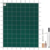 Vevor Bâche de piscine PE Bâche de protection pour piscine Bâche d'hivernage 5,5 x 11.6 m