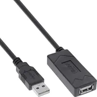 InLine Rallonge active USB 2.0, USB-A prise/prise femelle, 12,5m