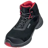 Uvex 1 G2 Bottes S3 noir, rouge largeur 11 Gr. 51