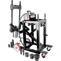 Ks Tools Presse pour pivot de fusée, 75t, avec jeu de douilles, 29 pièces ( 460.3620 )