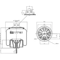 FEBI BILSTEIN Soufflet à air, suspension pneumatique 177161