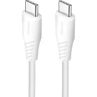 Swissten Câble de données TPE USB-C/USB-C, 5A (100W), 1.5m - blanc