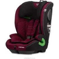 Caretero , Siège auto i-Size pour enfants, Siège auto pour bébé à l'avant 76-150cm, Vivo rouge bourgogne