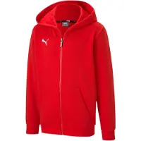 Puma Teamgoal 23 Casuals Full Zip Sweatshirt Rouge 13-14 Years Garçon
