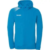 Kempa Ambition 28 Veste à capuche - kempablau/blanc, Taille:164