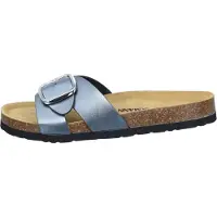 Brinkmann : Chaussures, sandales, pantoufles, semelles confortables, argent, chaussures de loisirs