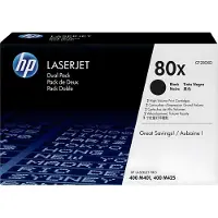 HP Toner 80XD (CF280XD) 2x noir haute capacité - Multipack