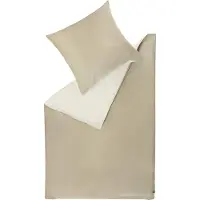 Schöner Wohnen Kollektion SCHÖNER WOHNEN Parure de lit Play-B Couleur beige Taille 135x200+80x80